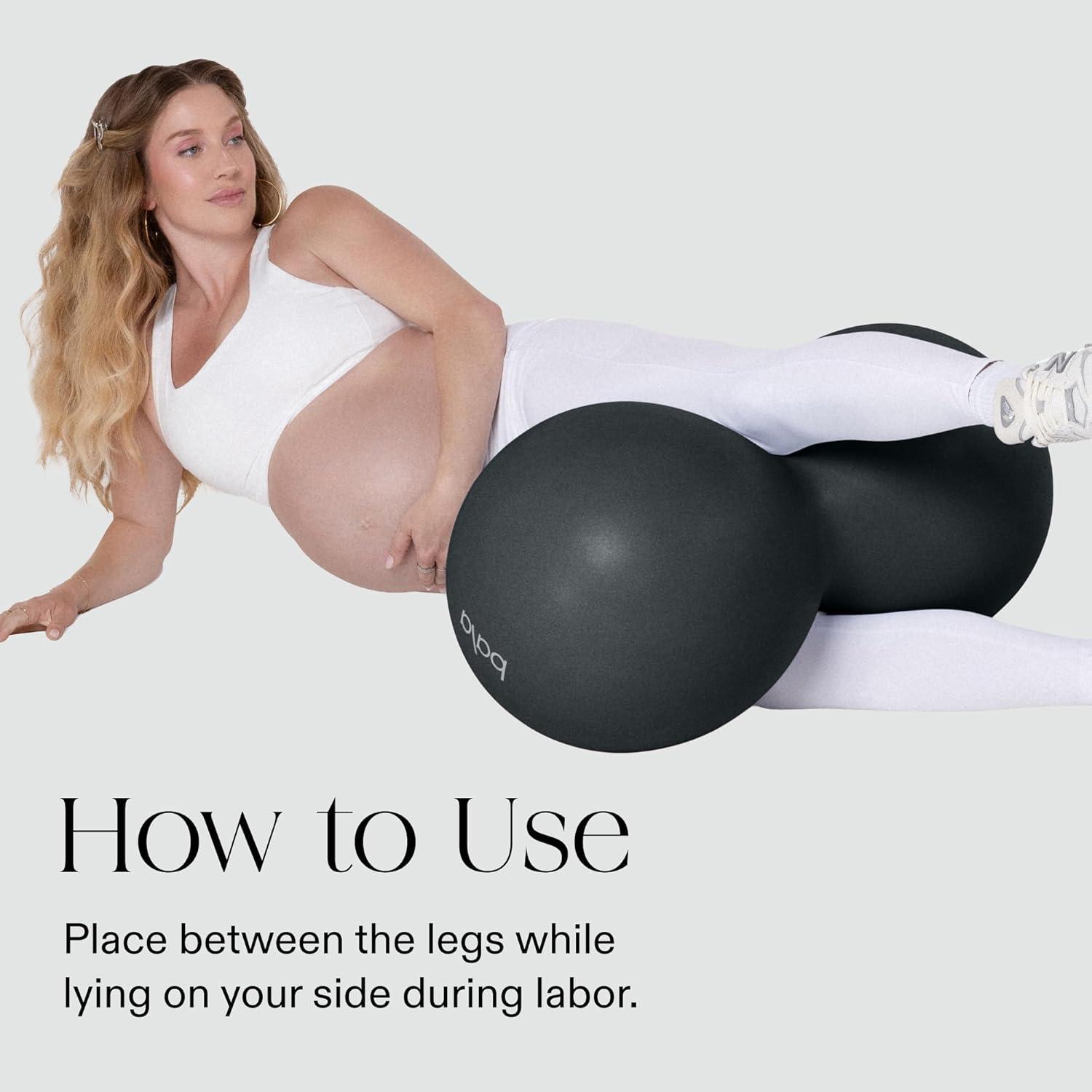 image:imageBala Birthday Peanut Peanut Shaped Yoga Ball for Pregnancy amp Birthing Womens Exercise Ball for Balance amp Mobility Gym Equipment amp Workout Accessories for Pilates amp Physical TherapyCharcoal