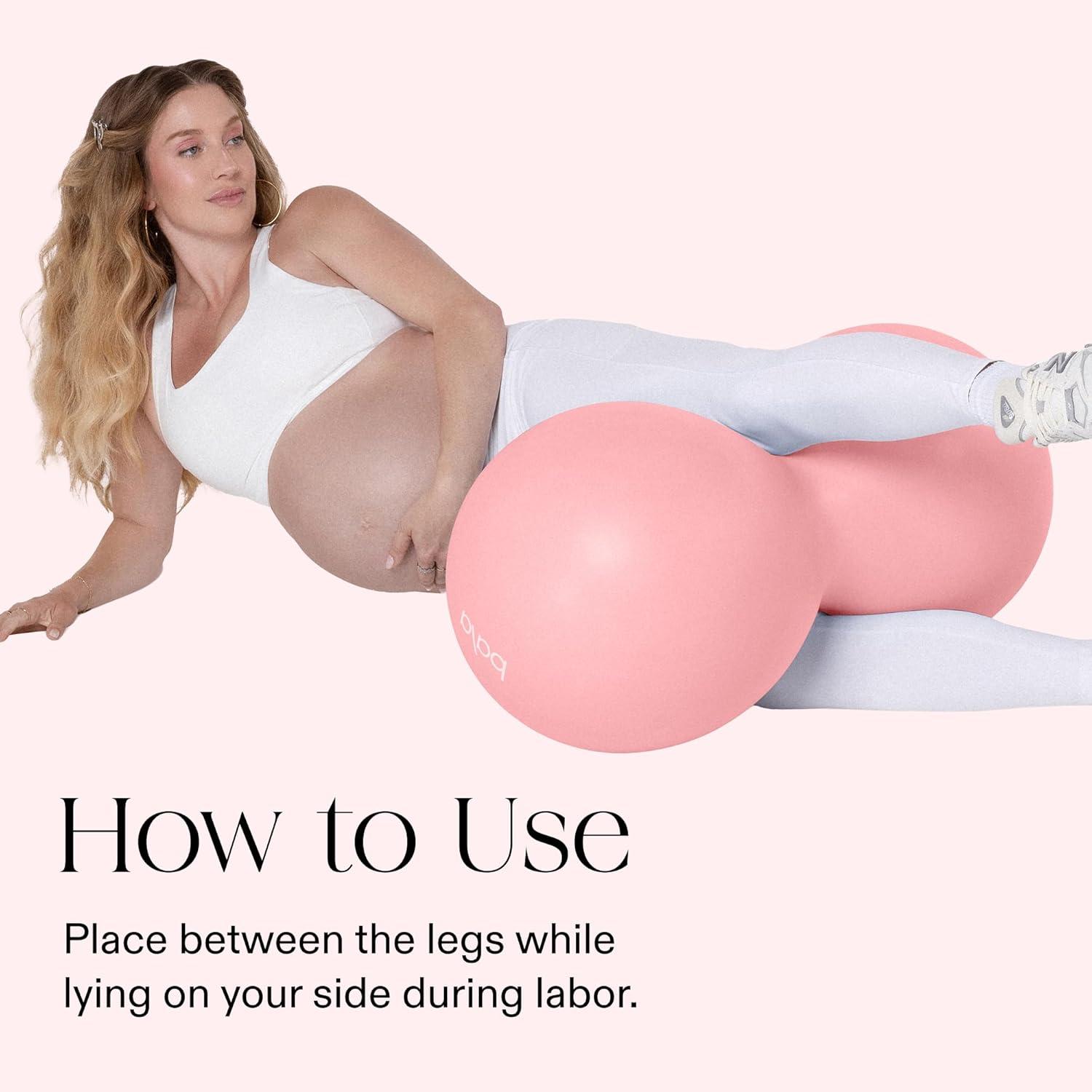 image:imageBala Birthday Peanut Peanut Shaped Yoga Ball for Pregnancy amp Birthing Womens Exercise Ball for Balance amp Mobility Gym Equipment amp Workout Accessories for Pilates amp Physical TherapyBlush