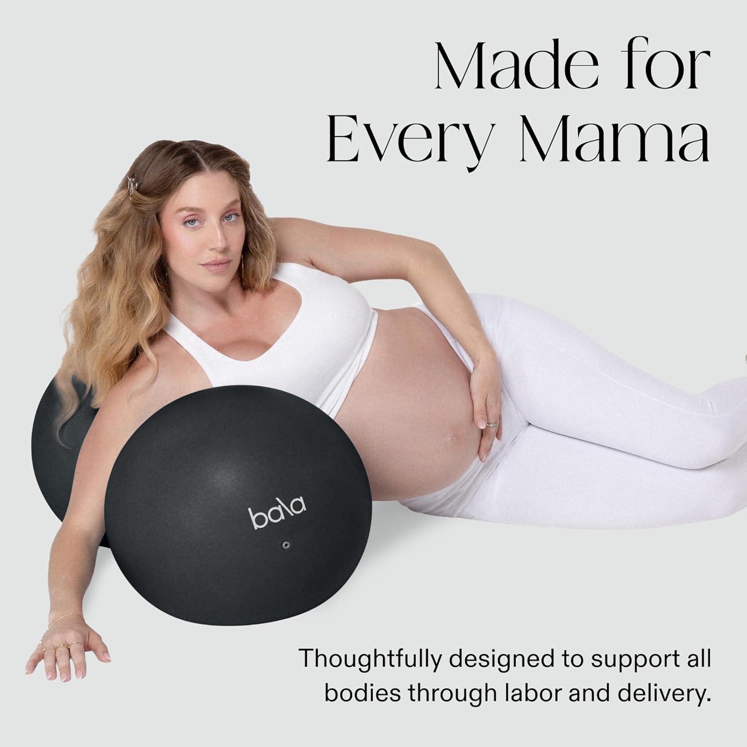 image:imageBala Birthday Peanut Peanut Shaped Yoga Ball for Pregnancy amp Birthing Womens Exercise Ball for Balance amp Mobility Gym Equipment amp Workout Accessories for Pilates amp Physical TherapyCharcoal