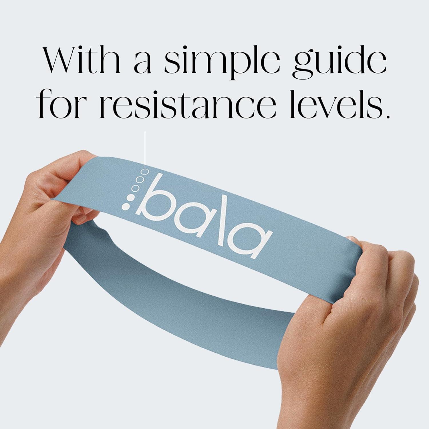 image:imageBala Booty Bands Resistance Bands for Women amp Men Elastic Exercise Bands for Working Out Wrist Ankle Legs amp Booty Bands Workout Resistance Bands for Yoga Pilates Strength TrainingSea