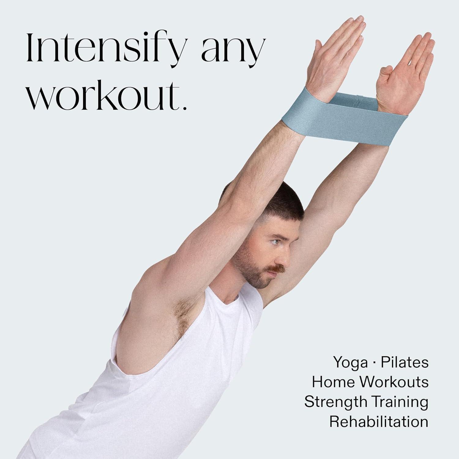 image:imageBala Booty Bands Resistance Bands for Women amp Men Elastic Exercise Bands for Working Out Wrist Ankle Legs amp Booty Bands Workout Resistance Bands for Yoga Pilates Strength TrainingSea Sage Heather