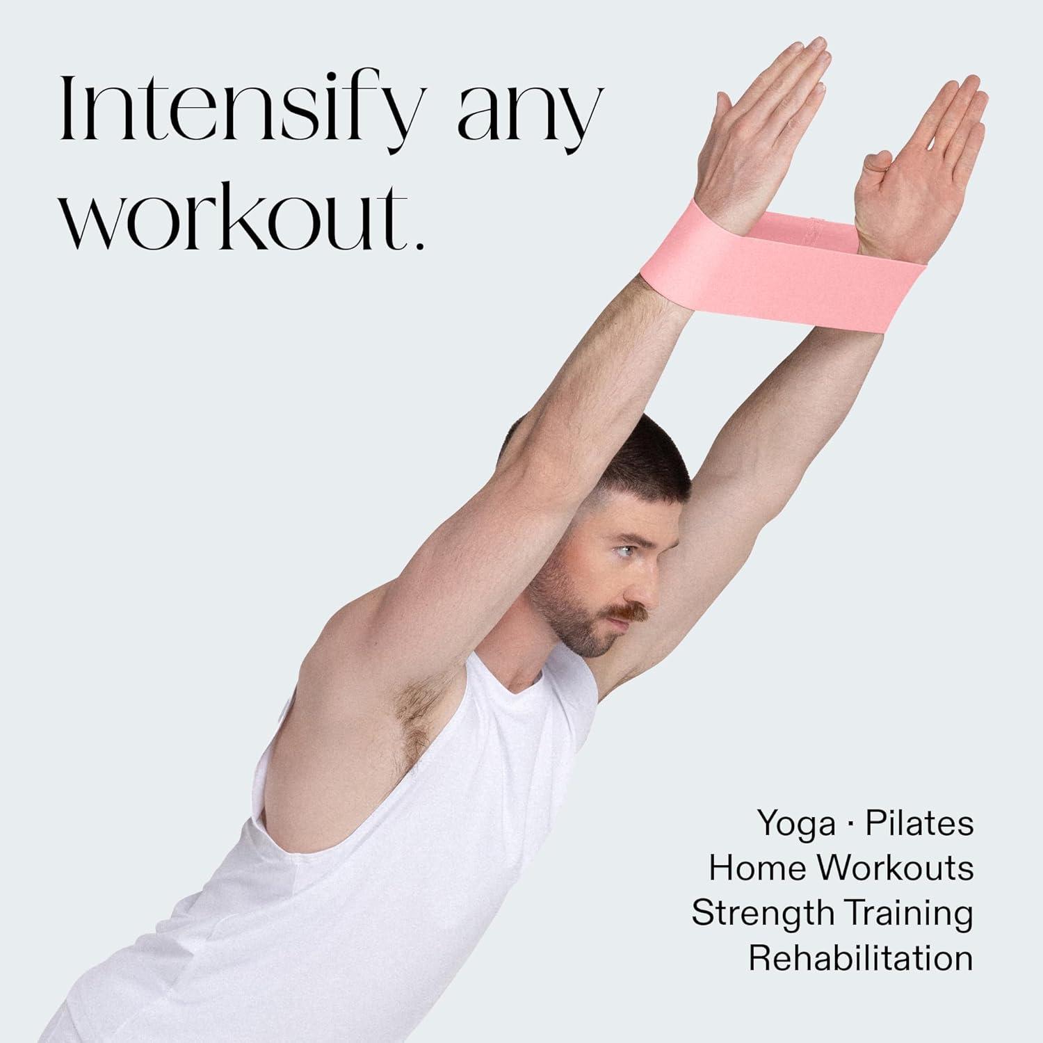 image:imageBala Booty Bands Resistance Bands for Women amp Men Elastic Exercise Bands for Working Out Wrist Ankle Legs amp Booty Bands Workout Resistance Bands for Yoga Pilates Strength TrainingBlush Charcoal Sand