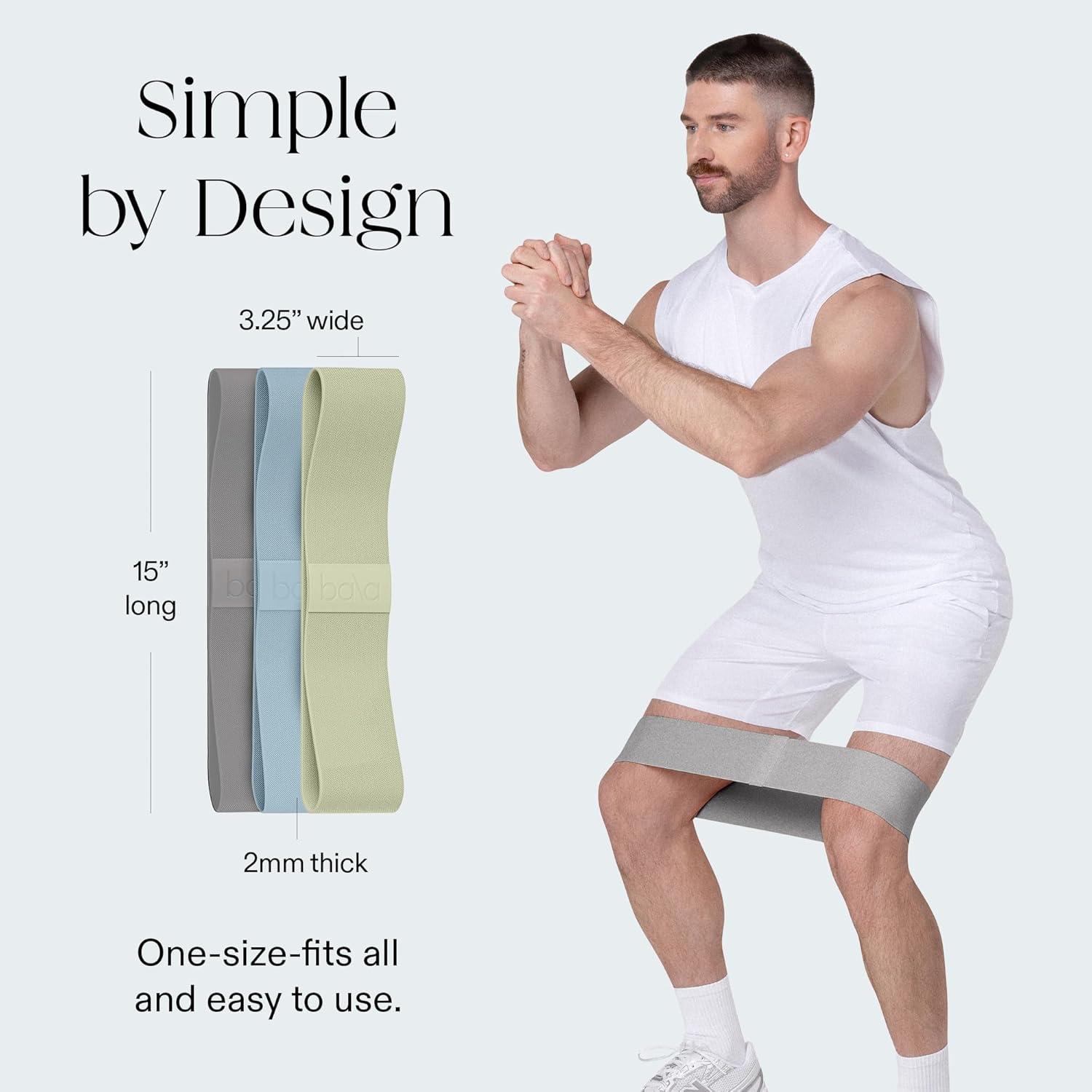 image:imageBala Booty Bands Resistance Bands for Women amp Men Elastic Exercise Bands for Working Out Wrist Ankle Legs amp Booty Bands Workout Resistance Bands for Yoga Pilates Strength TrainingSea Sage Heather
