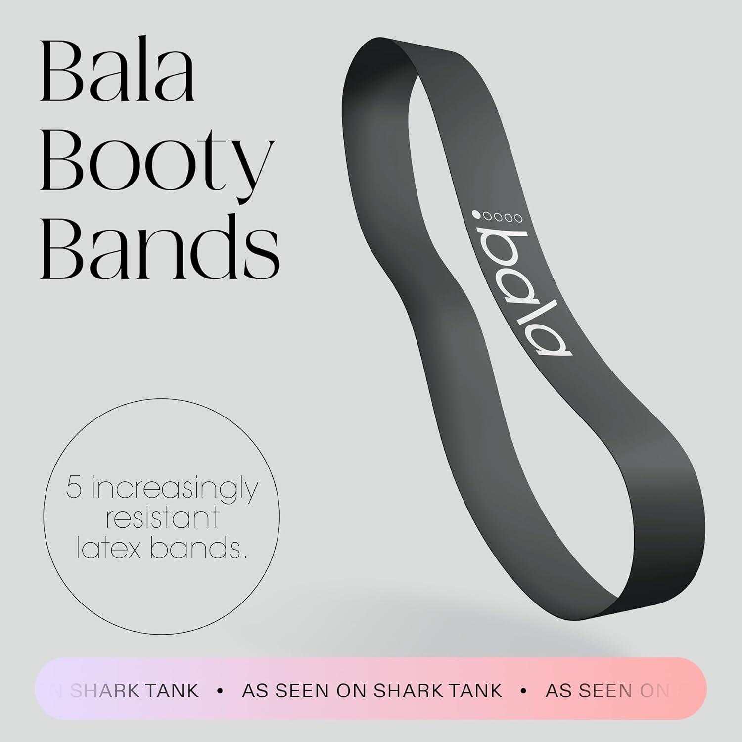 image:imageBala Booty Bands Resistance Bands for Women amp Men Elastic Exercise Bands for Working Out Wrist Ankle Legs amp Booty Bands Workout Resistance Bands for Yoga Pilates Strength TrainingCharcoal