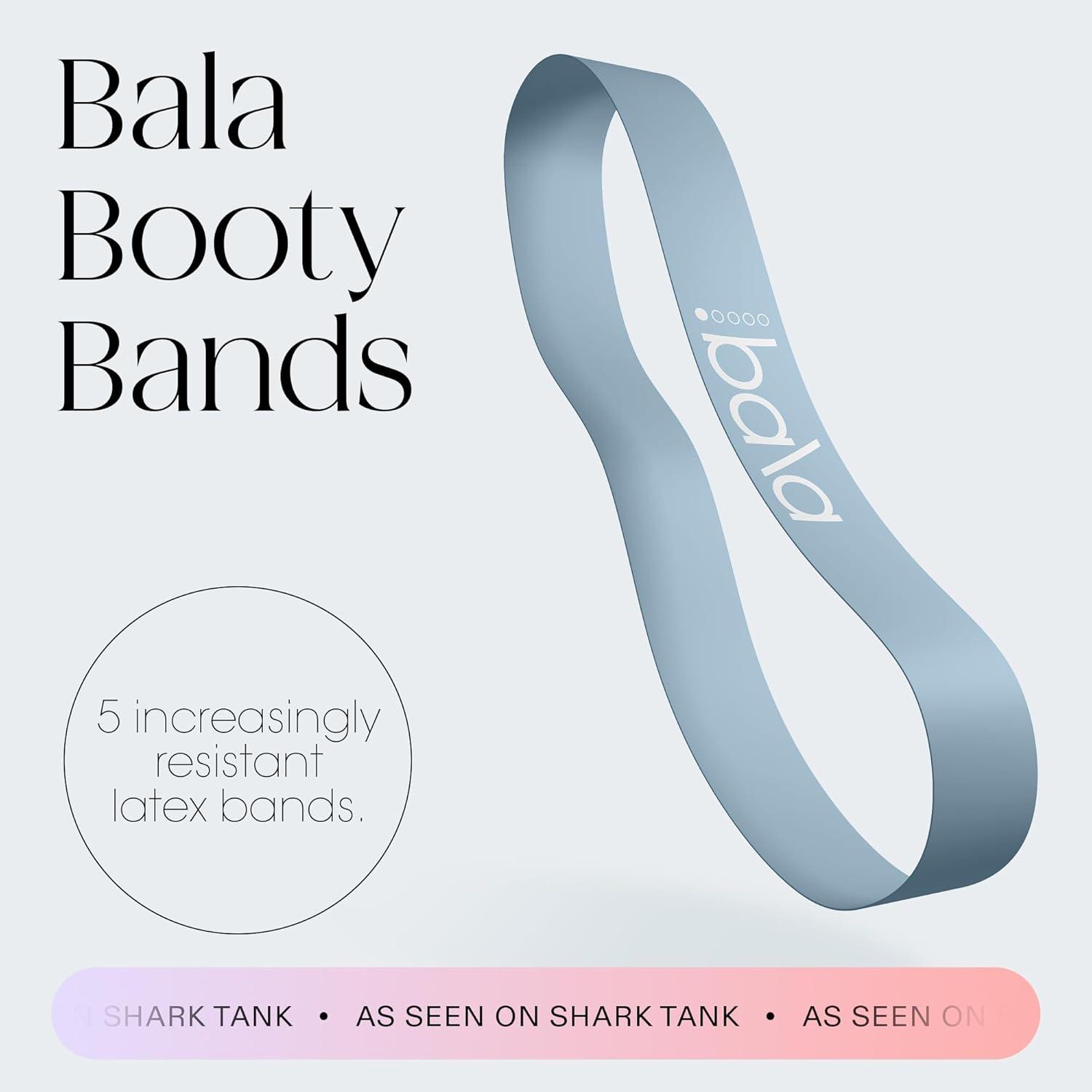 image:imageBala Booty Bands Resistance Bands for Women amp Men Elastic Exercise Bands for Working Out Wrist Ankle Legs amp Booty Bands Workout Resistance Bands for Yoga Pilates Strength TrainingSea