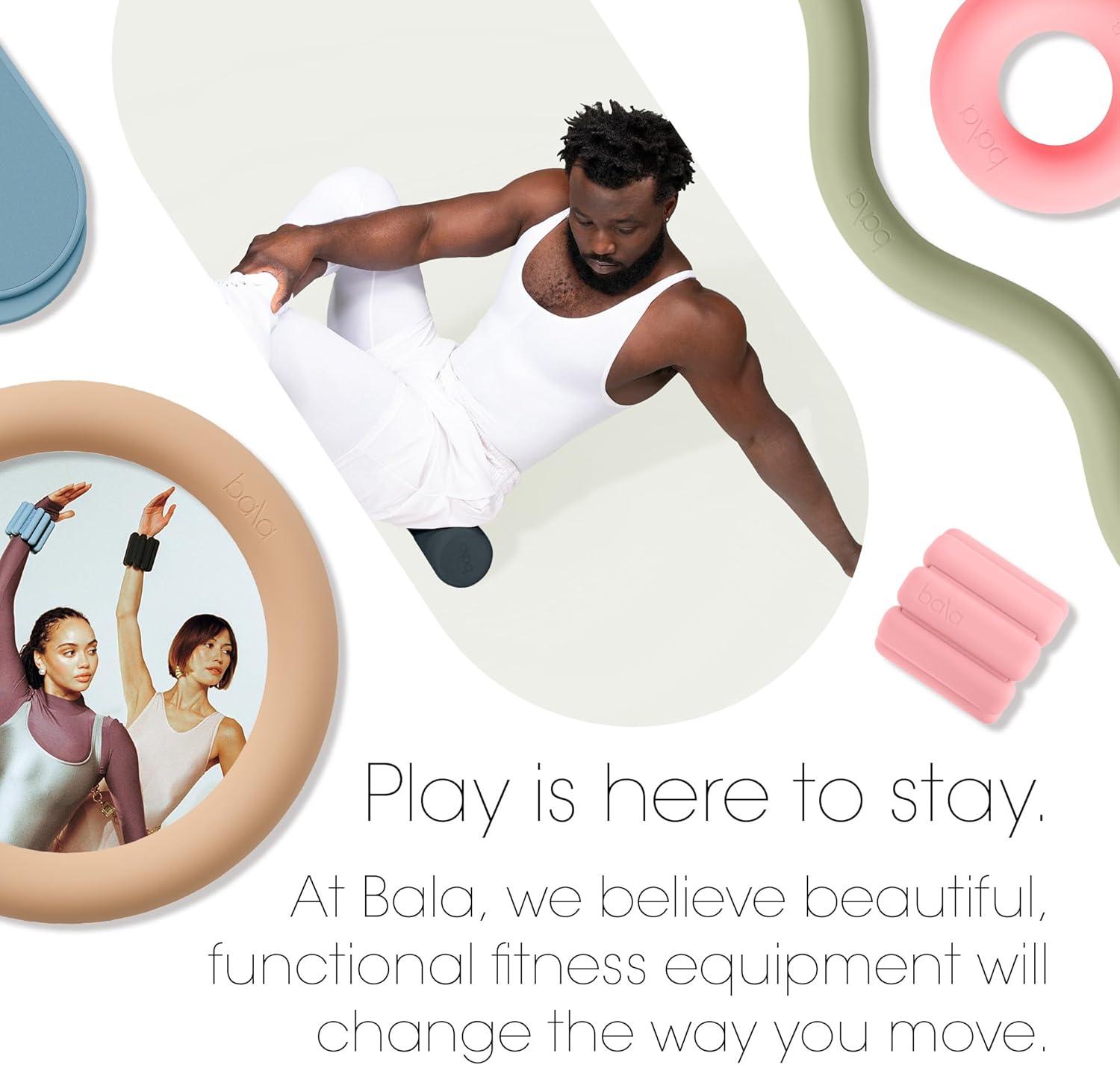 image:imageBala Hourglass Foam Roller Charcoal Soft Density Back Roller Foam for Physical Therapy Deep Tissue Muscle Massage Flexibility amp Stretching Workout Roller for Yoga Neck Back amp Legs ExerciseCharcoal
