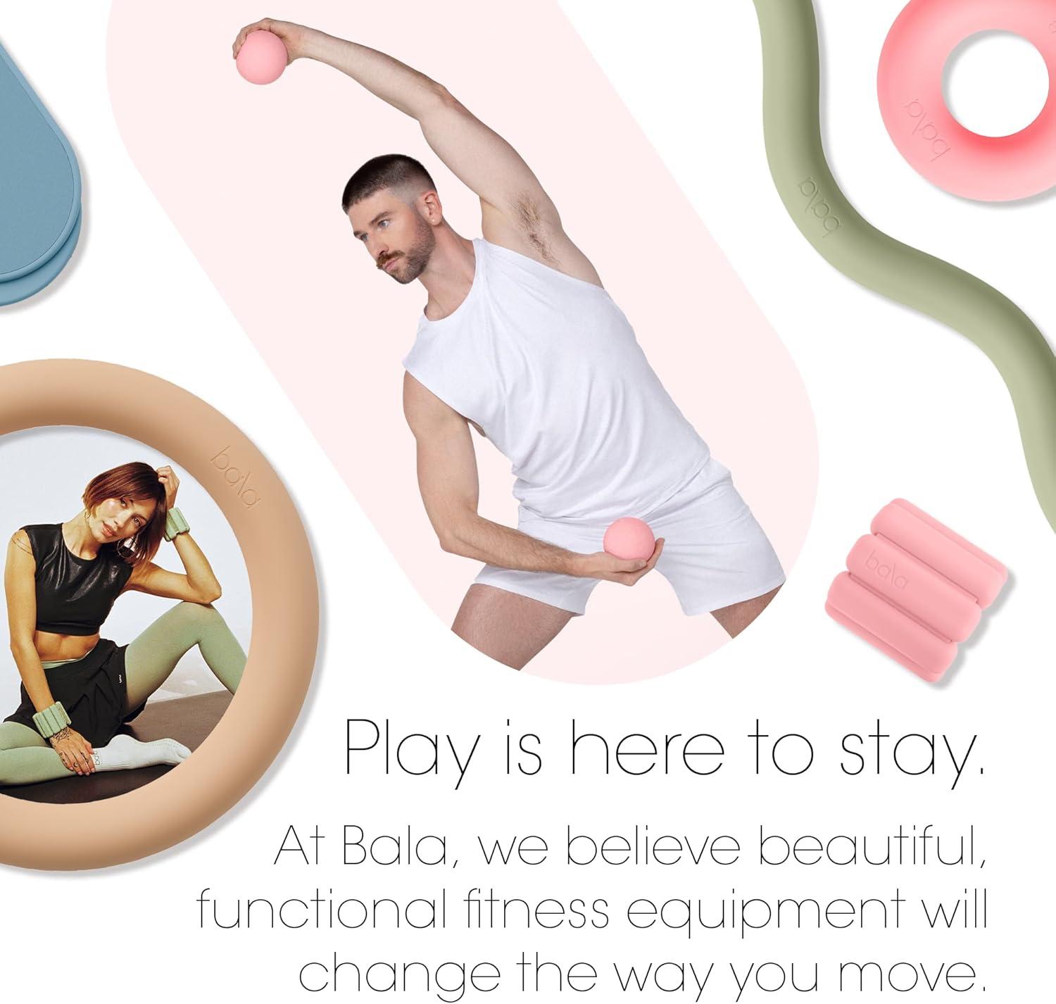 image:imageBala Power Ball Weighted Toning Exercise Ball for Pilates Yoga Home Fitness amp More Workout Ball for Strength amp Core Training Aerobics amp Working Out to Improve Balance amp SculptSage