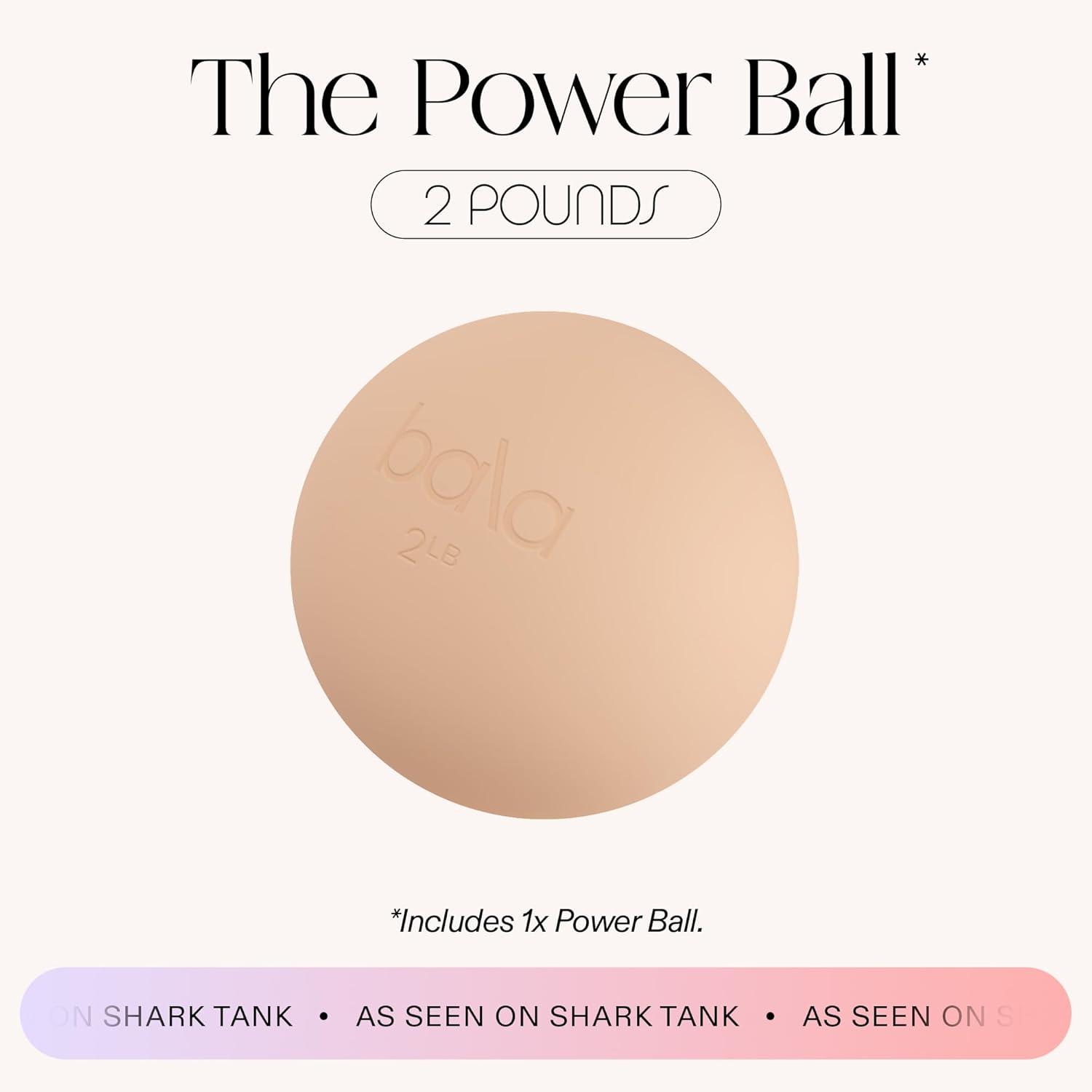 image:imageBala Power Ball Weighted Toning Exercise Ball for Pilates Yoga Home Fitness amp More Workout Ball for Strength amp Core Training Aerobics amp Working Out to Improve Balance amp SculptSand