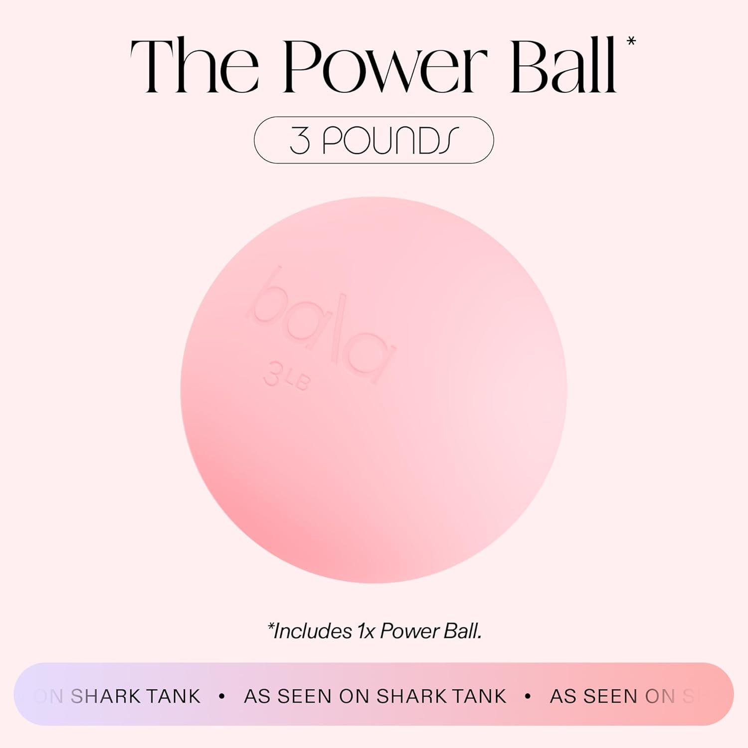 image:imageBala Power Ball Weighted Toning Exercise Ball for Pilates Yoga Home Fitness amp More Workout Ball for Strength amp Core Training Aerobics amp Working Out to Improve Balance amp SculptBlush