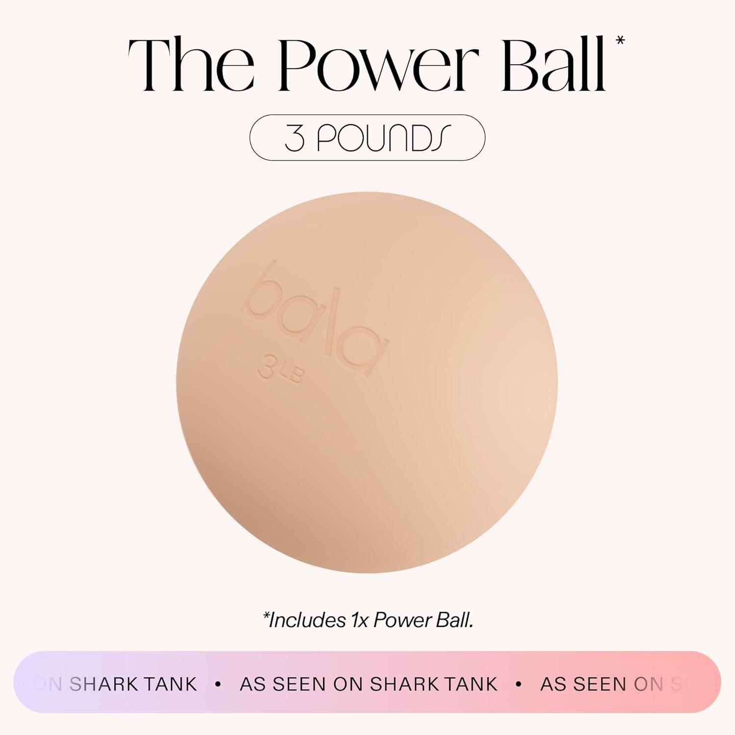 image:imageBala Power Ball Weighted Toning Exercise Ball for Pilates Yoga Home Fitness amp More Workout Ball for Strength amp Core Training Aerobics amp Working Out to Improve Balance amp SculptSand