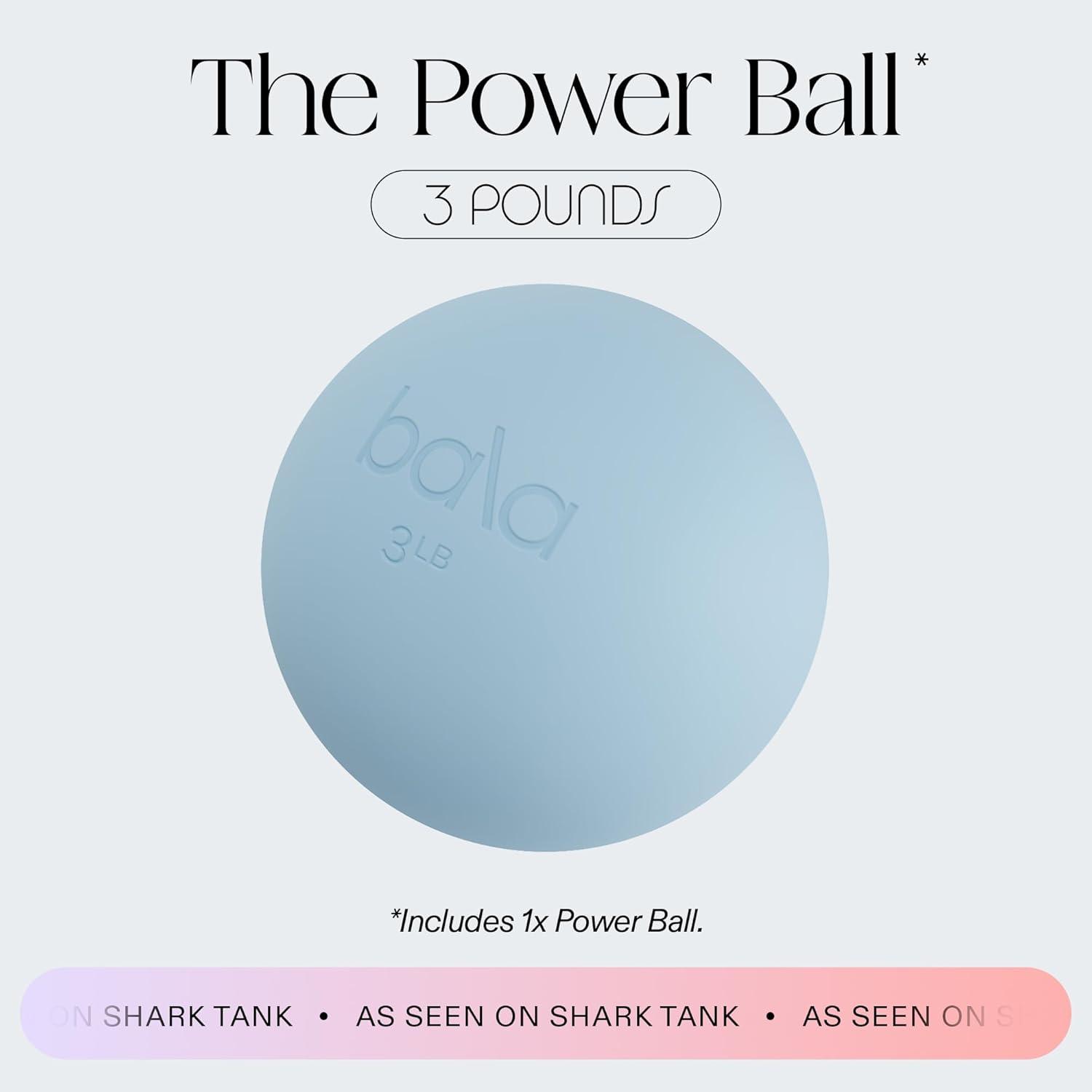 image:imageBala Power Ball Weighted Toning Exercise Ball for Pilates Yoga Home Fitness amp More Workout Ball for Strength amp Core Training Aerobics amp Working Out to Improve Balance amp SculptSEA