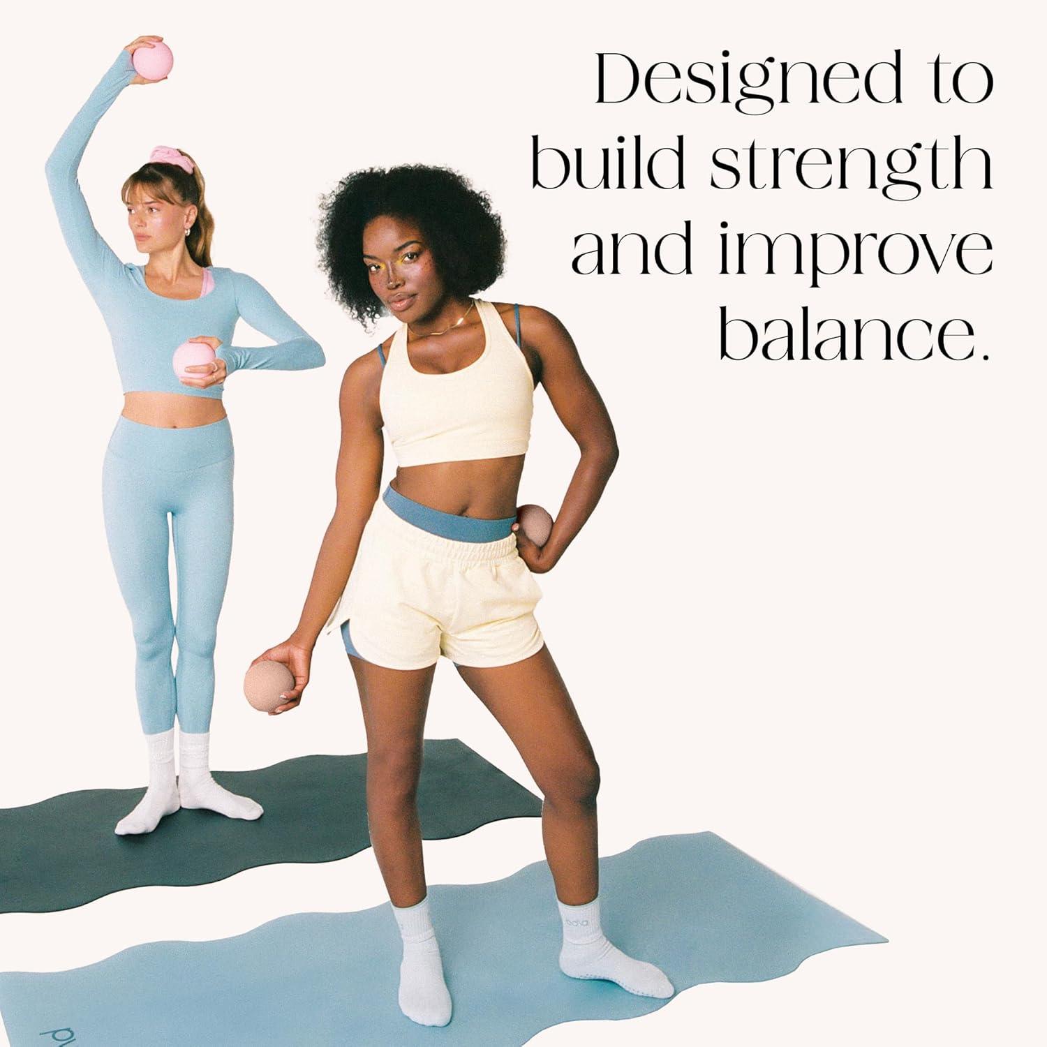 image:imageBala Power Ball Weighted Toning Exercise Ball for Pilates Yoga Home Fitness amp More Workout Ball for Strength amp Core Training Aerobics amp Working Out to Improve Balance amp SculptSand