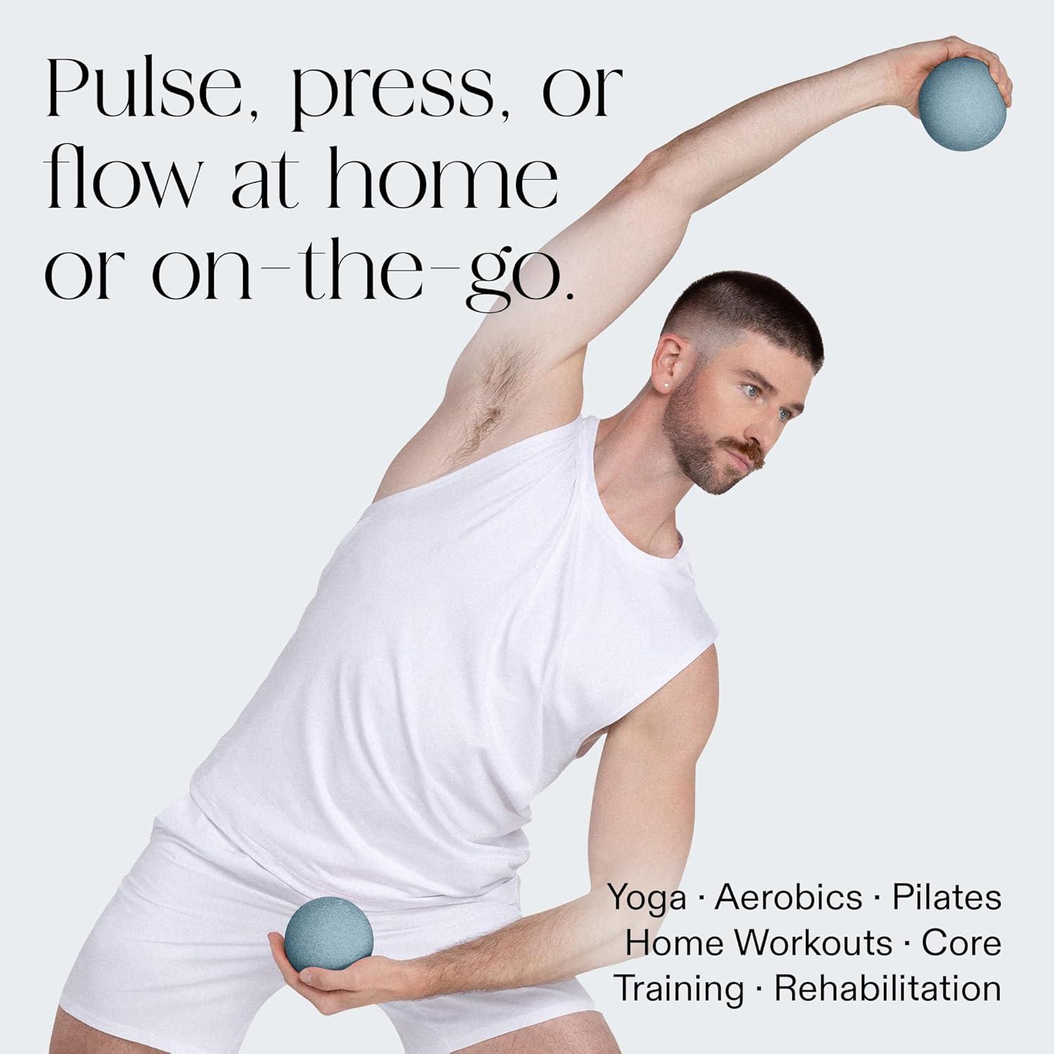 image:imageBala Power Ball Weighted Toning Exercise Ball for Pilates Yoga Home Fitness amp More Workout Ball for Strength amp Core Training Aerobics amp Working Out to Improve Balance amp SculptSEA