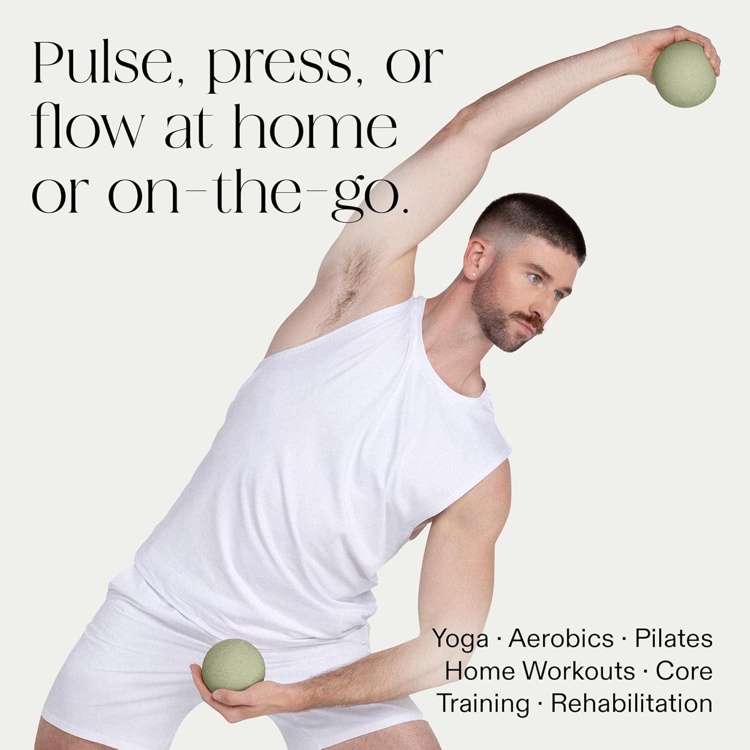 image:imageBala Power Ball Weighted Toning Exercise Ball for Pilates Yoga Home Fitness amp More Workout Ball for Strength amp Core Training Aerobics amp Working Out to Improve Balance amp SculptSage