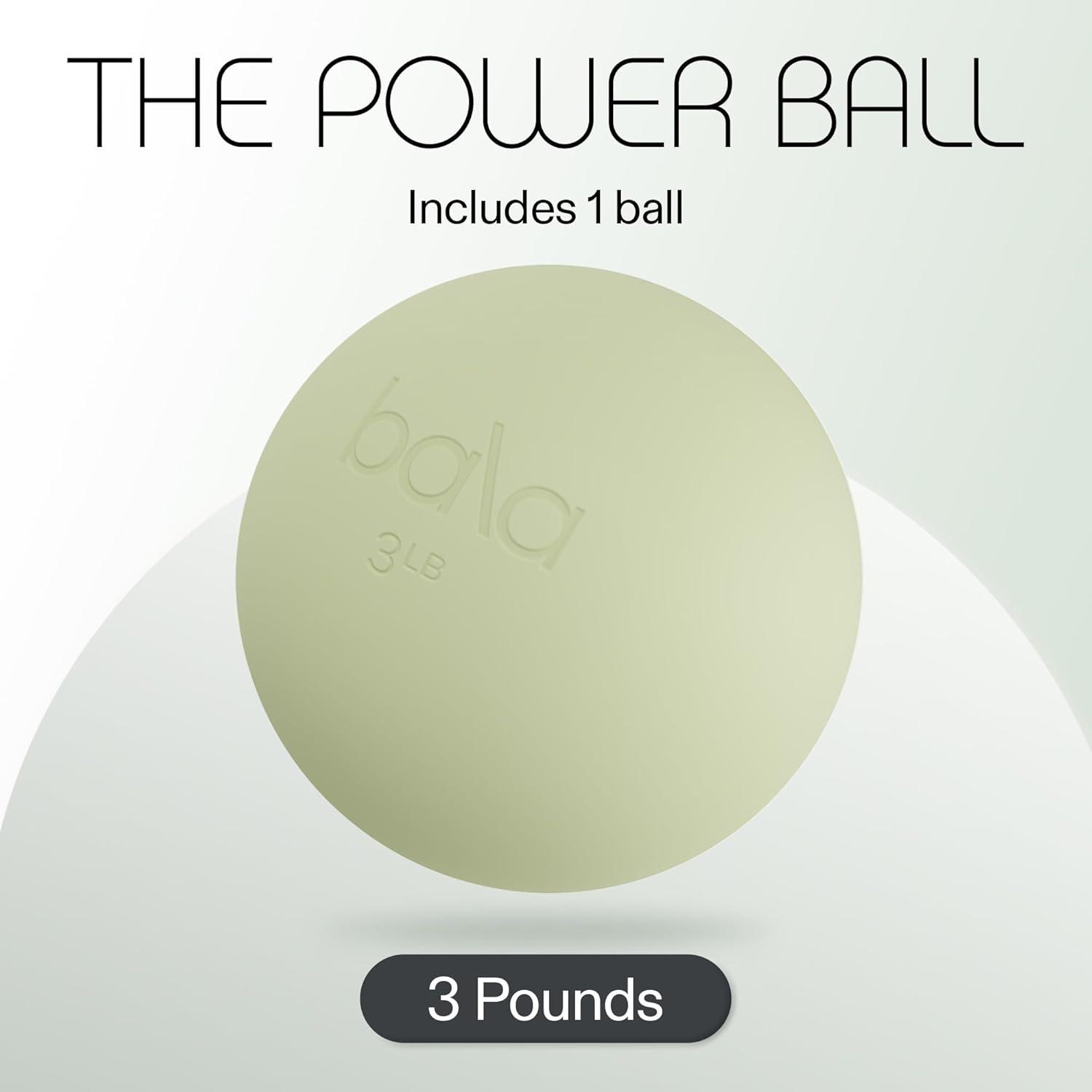 image:imageBala Power Ball Weighted Toning Exercise Ball for Pilates Yoga Home Fitness amp More Workout Ball for Strength amp Core Training Aerobics amp Working Out to Improve Balance amp SculptSage