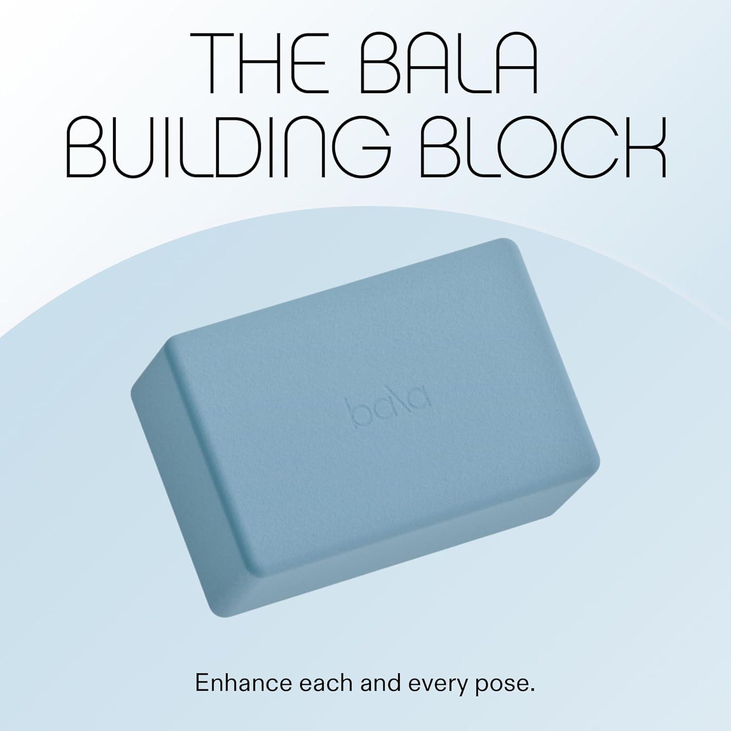 image:imageBala Yoga Block for Working Out Building Block Soft Dense Foam Yoga Accessories for Stretching amp Exercise Yoga Equipment for Home Workout Yoga Block Essentials for Women amp MenSea