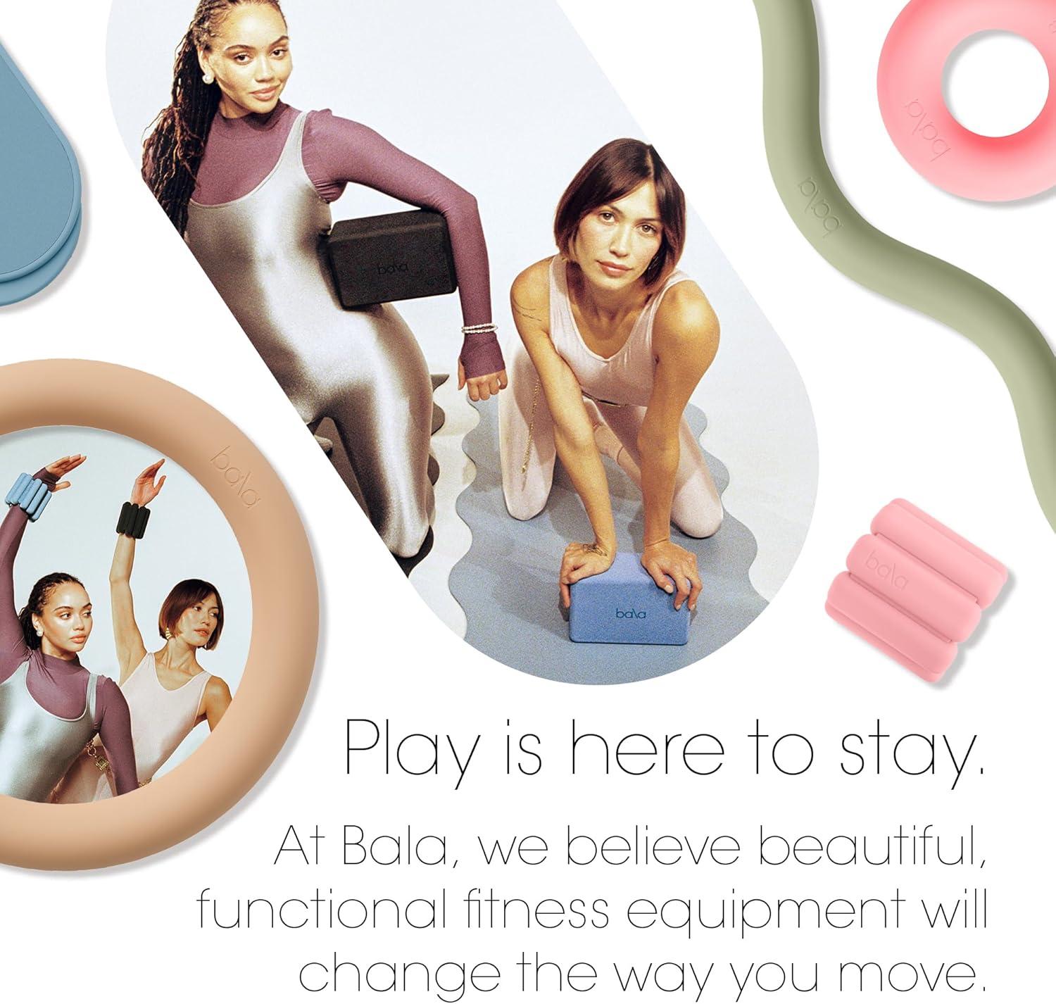 image:imageBala Yoga Block for Working Out Building Block Soft Dense Foam Yoga Accessories for Stretching amp Exercise Yoga Equipment for Home Workout Yoga Block Essentials for Women amp MenSea