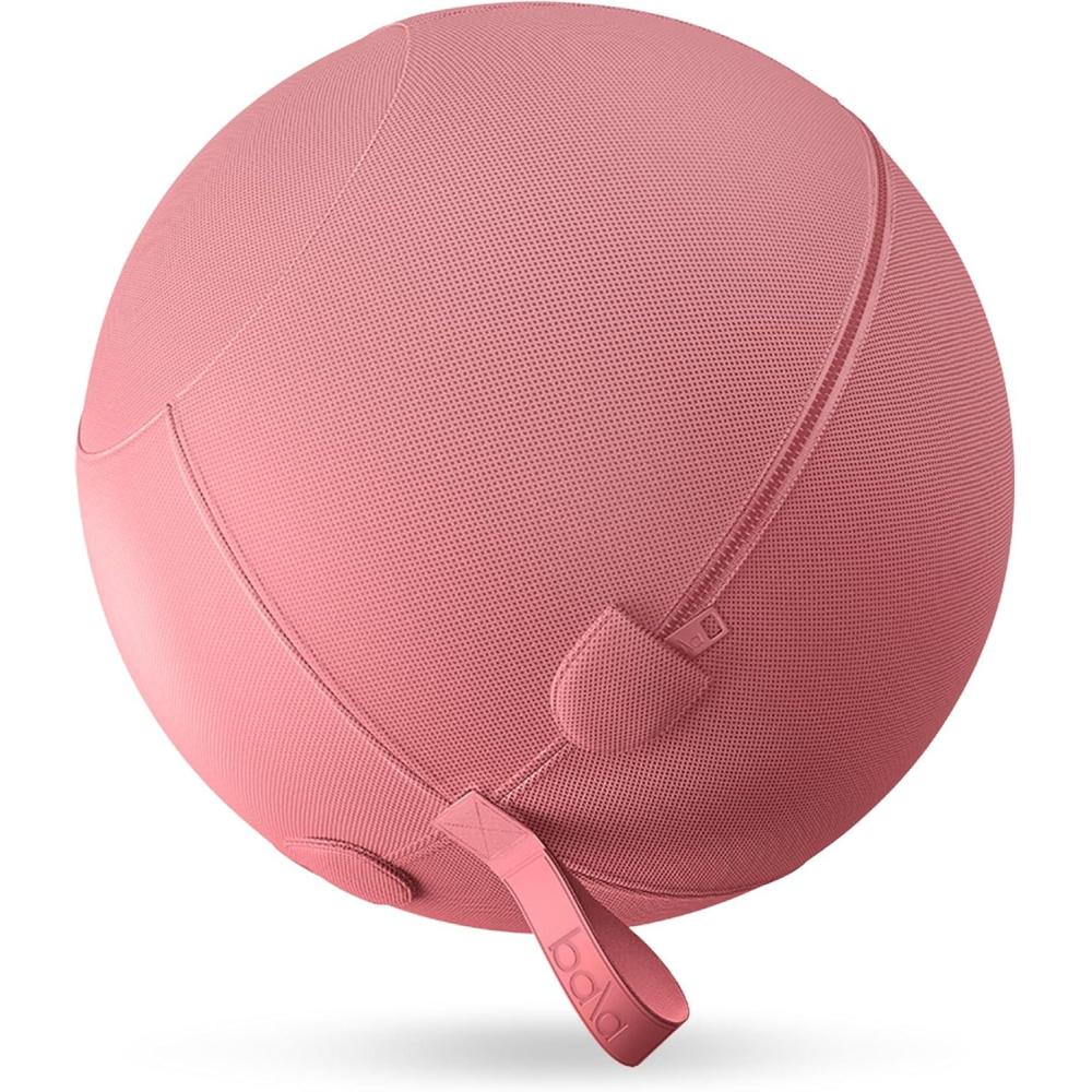 image:imageBala Balance Ball Exercise Ball Chair for Yoga Pilates Barre Core Strengthening amp Physical Therapy Womens Gym Equipment amp Workout AccessoriesBlush