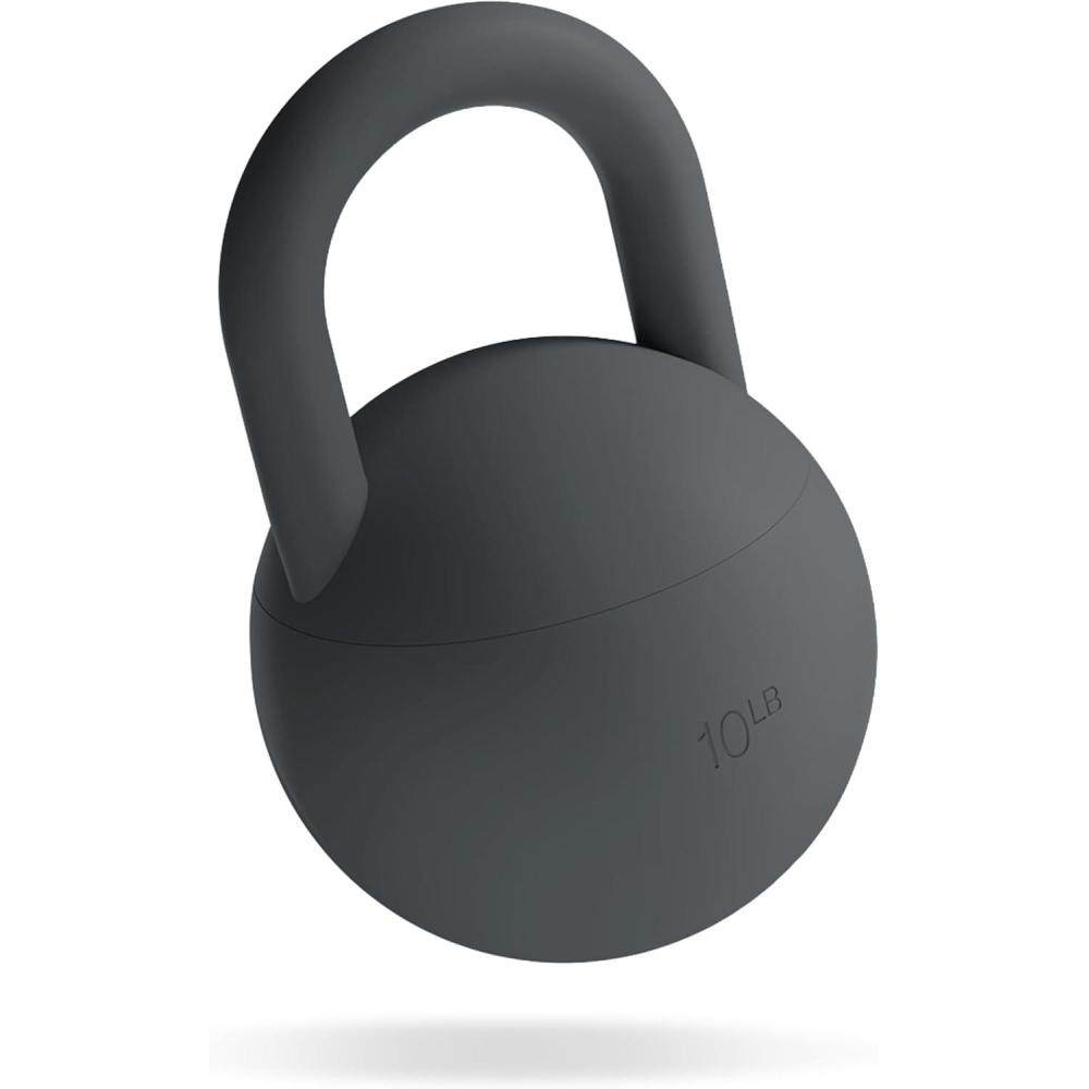 image:imageBala Kettleball Soft Kettlebell for Women  Kettlebells Strength amp Core Training Equipment for Home Gym Workouts  AntiSlip Grip Exercise Weights with Cushioned ImpactResistant BaseCharcoal