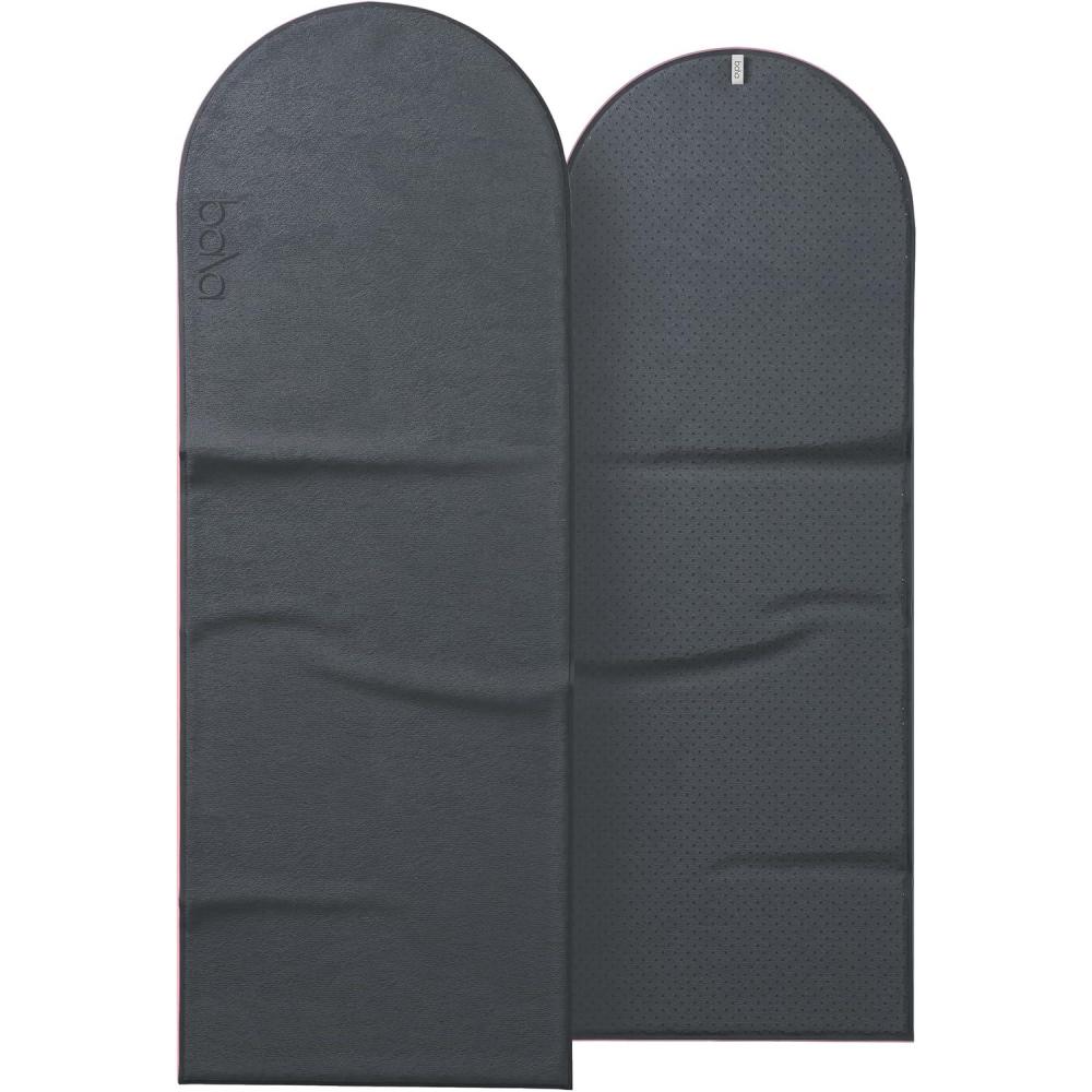 image:imageBala Play Mat Towel Charcoal NonSlip Absorbent Gym Towels Designed for Sweat Hot Yoga Pilates amp Core Training Workouts Fitness amp Exercise Gear Essentials for Working Out Men amp WomenCharcoal