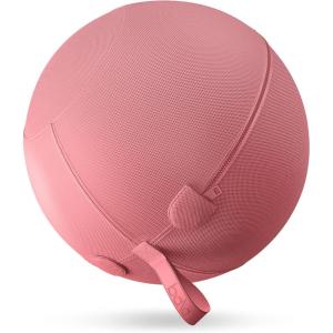 Bala Balance Ball – Exercise Ball Chair for Yoga, Pilates, Barre, Core Strengthening & Physical Therapy – Women’s Gym Equipment & Workout Accessories(Blush)