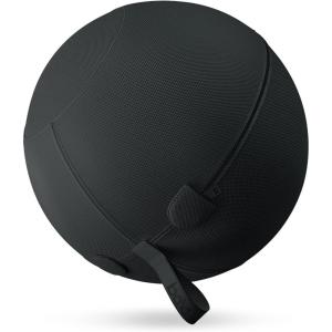 Bala Balance Ball – Exercise Ball Chair for Yoga, Pilates, Barre, Core Strengthening & Physical Therapy – Women’s Gym Equipment & Workout Accessories(Charcoal)