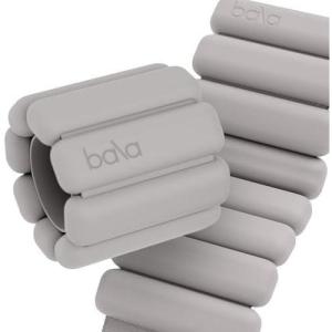 Bala Bangles Wrist & Ankle Weights – Adjustable Weighted Bands for Women & Men – Soft Silicone Arm & Leg Weights for Pilates, Yoga, Walking, Barre, Home Workout & Strength Training Exercise(Heather)