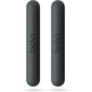 Bala Bars Dumbbell Set for Women & Men – Set of 2 Bars Designed for Walking, Strength Training, HIIT, Boxing & Aerobics – Hand Weights for Working Out at Home(Charcoal)