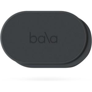 Bala Capsule Sliders for Working Out, Core Workout Sliders – Floor Exercise Sliders & Fitness Gliders for Squats, Lunges, & Push-up Variations – Strength Slides for Yoga, Pilates & Aerobics(Charcoal)