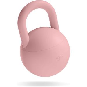 Bala Kettleball, Soft Kettlebell for Women – Kettlebells Strength & Core Training Equipment for Home Gym Workouts – Anti-Slip Grip Exercise Weights with Cushioned Impact-Resistant Base(Blush)