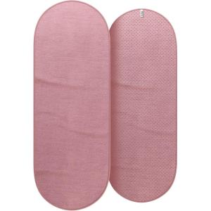 Bala Capsule Mat Towel for Gym, Sage – Slip-Resistant Yoga Mat with Sweat Absorbing Fabric for Pilates, Core Training & Exercise – Home Workout Essentials for Women & Men – Soft, Quick Dry Fitness(Blush)