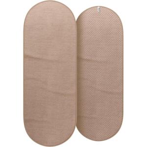 Bala Capsule Mat Towel for Gym, Sage – Slip-Resistant Yoga Mat with Sweat Absorbing Fabric for Pilates, Core Training & Exercise – Home Workout Essentials for Women & Men – Soft, Quick Dry Fitness(Sand)