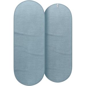 Bala Capsule Mat Towel for Gym, Sage – Slip-Resistant Yoga Mat with Sweat Absorbing Fabric for Pilates, Core Training & Exercise – Home Workout Essentials for Women & Men – Soft, Quick Dry Fitness(Sea)