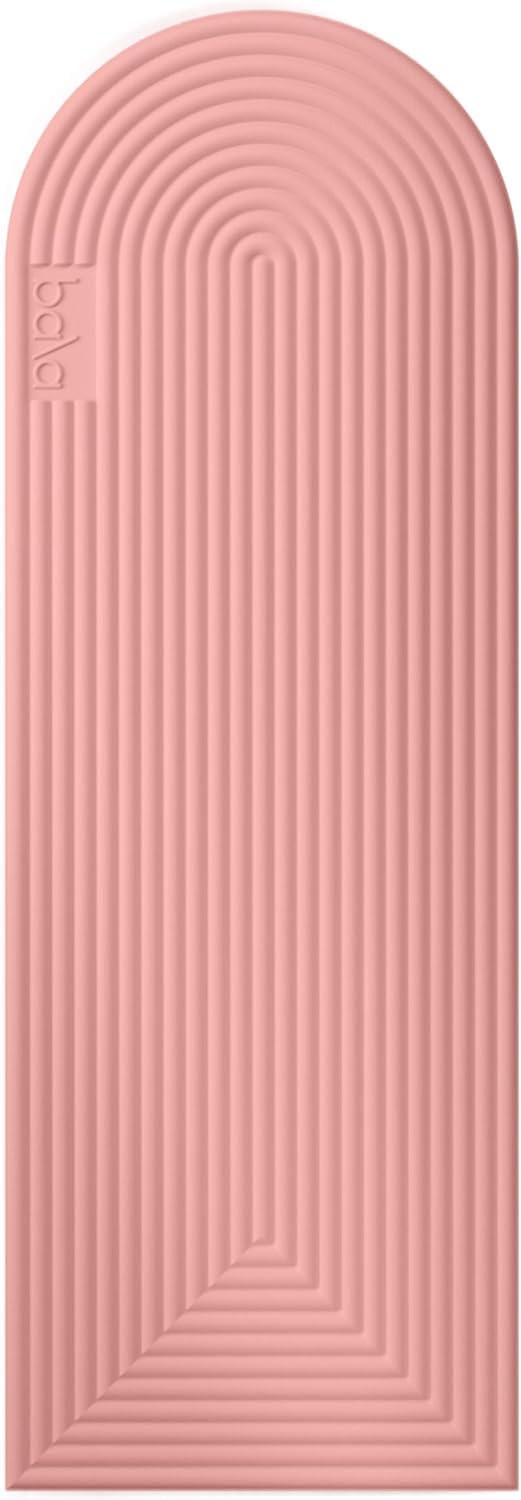 image:imageBala The Plush Yoga Mat for Home Gym Soft 10mm Thick Workout Mat for Yoga Pilates Aerobics amp Fitness Exercise Lightweight Travel Friendly amp Sweat Absorbing Workout EssentialsBlush