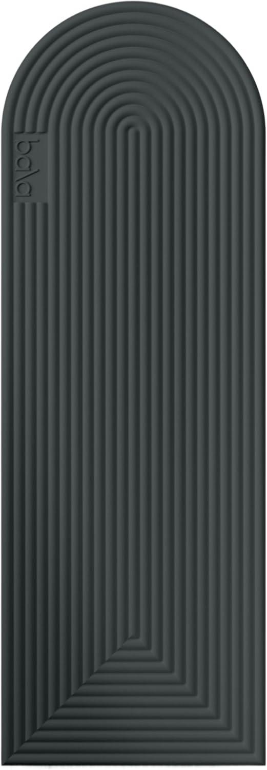 image:imageBala The Plush Yoga Mat for Home Gym Soft 10mm Thick Workout Mat for Yoga Pilates Aerobics amp Fitness Exercise Lightweight Travel Friendly amp Sweat Absorbing Workout EssentialsCharcoal
